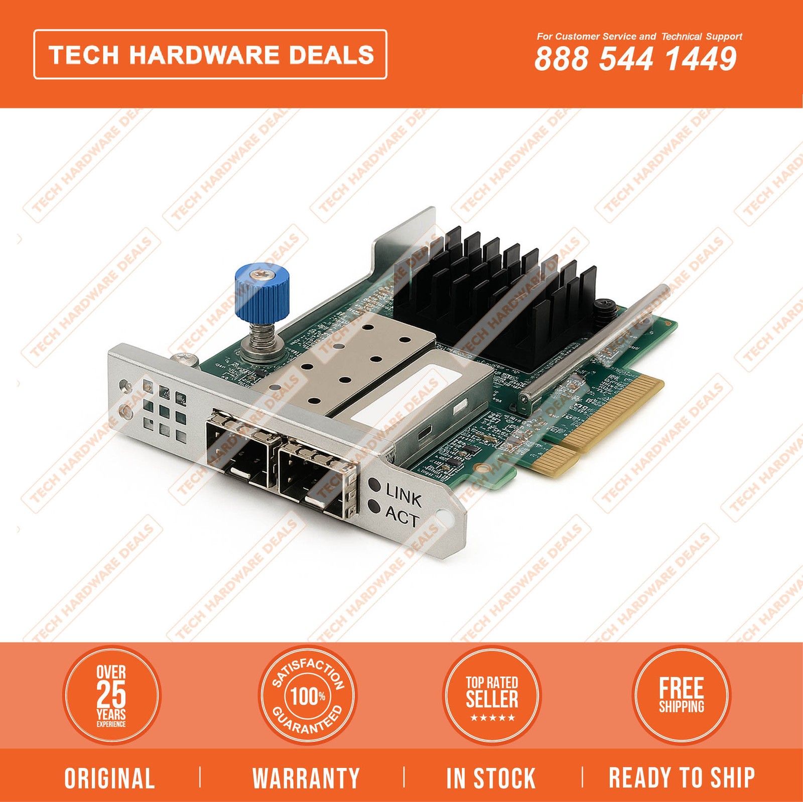 P08438-001    HPE Ethernet 10Gb 2-port FLR-SFP+ BCM57414 Adapter