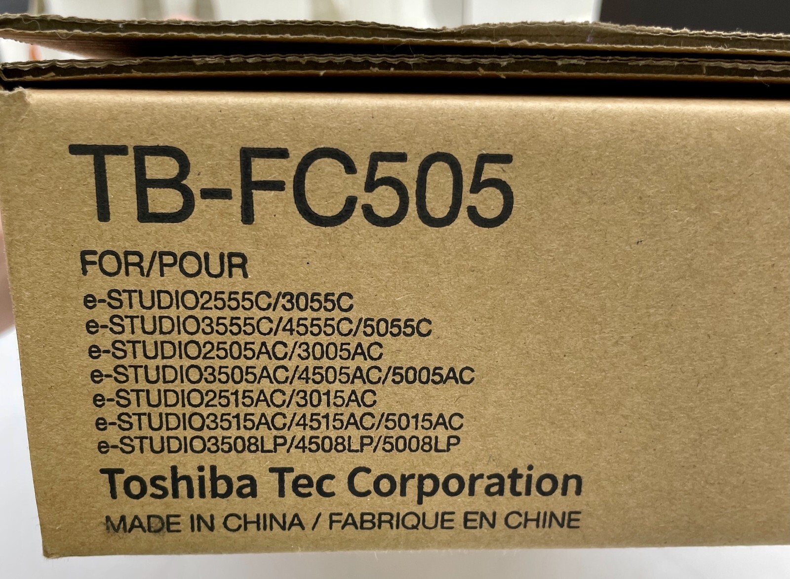 Genuine OEM Toshiba TB-FC505 Toner Waste Bag Container READ