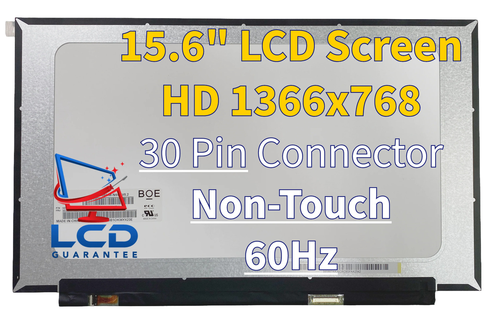 Lenovo PN: 5D10P54289 15.6" HD Non-Touch Replacement LCD Laptop Screen