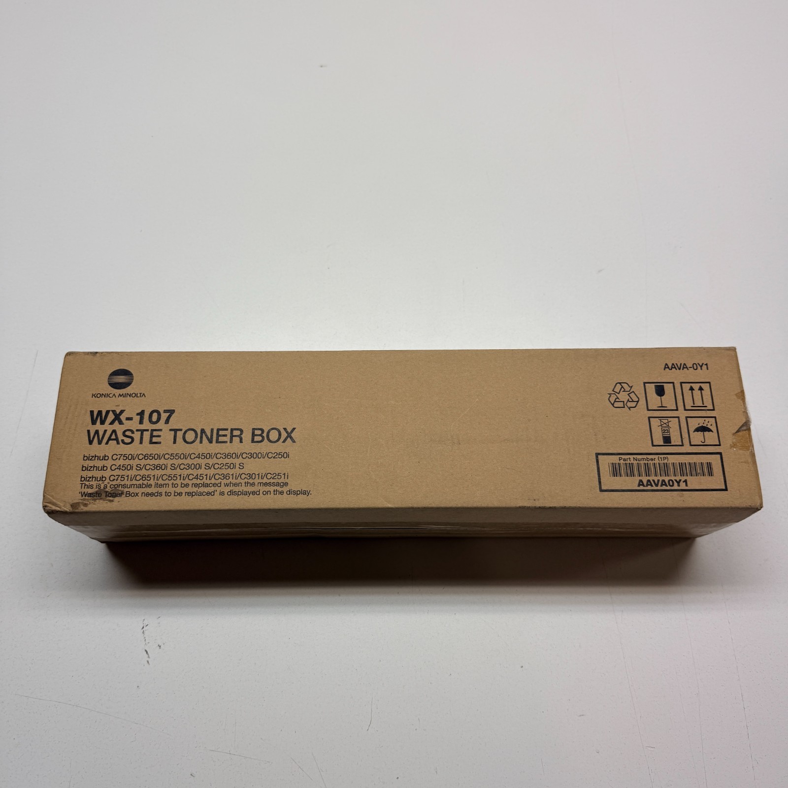 Konica Minolta WX-107 AAVA0Y1 Waste Toner Box bizhub C250i C300i C360i C450i