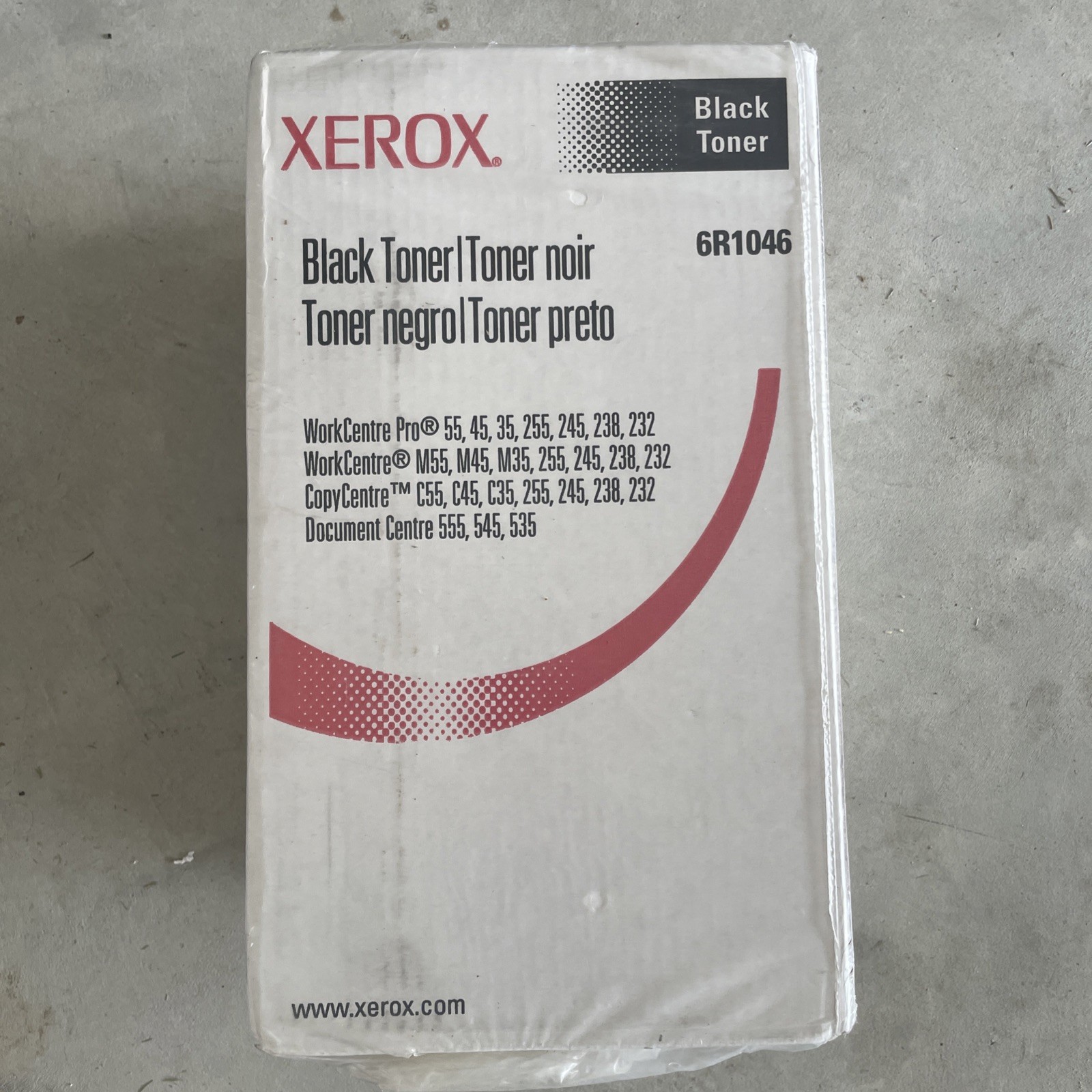 Xerox 006R01046 Black Toner Two Toner + Waste Genuine OEM Sealed Box 