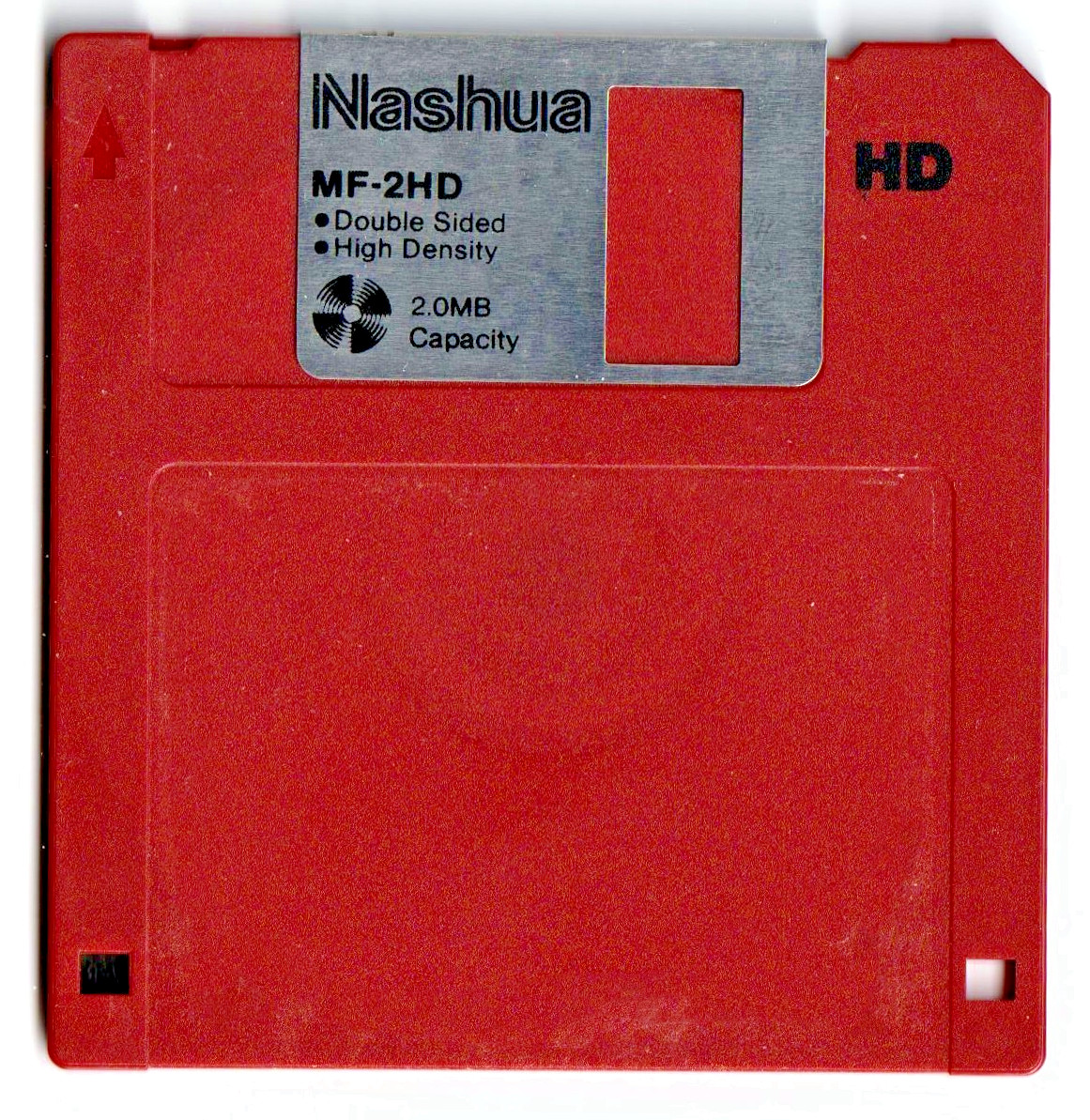 Floppy Disk 3.5" NASHUA MF-2HD Dual Side High Density 2MB P.C. / FRIEND used