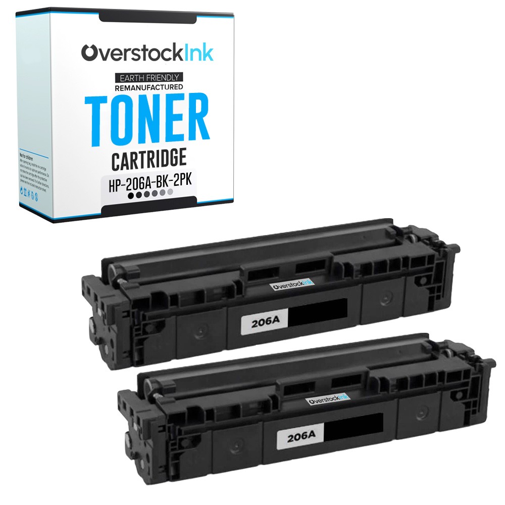 OSI 2PK Replacement 206A Toner Cartridge for HP Color LaserJet Pro MFP M283fdw