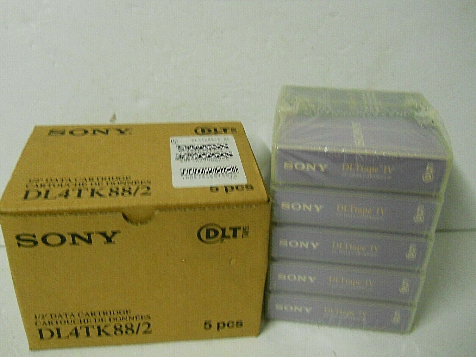 Pack of 5 Sony DLT Tape 1/2\