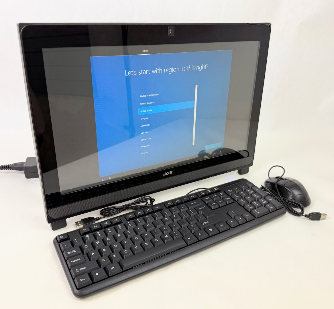 Acer Veriton VZ2660G-i34130X 19.5" Touch i3-4130T 8GB 256GB SSD W10H AIO - Read
