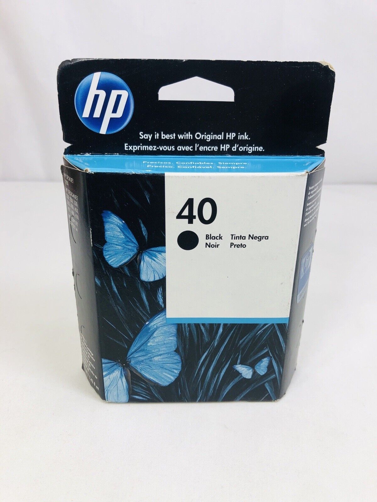 Genuine HP Ink Cartridge 40 Black 51640A Sealed Box 03/2012 DATED NEW OLD STOCK
