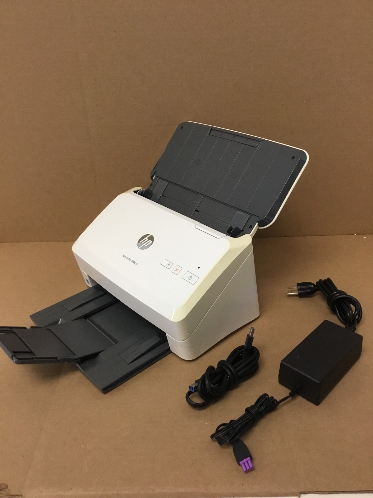 HP ScanJet Pro 3000 s3 Duplex Scanner Under 1K Pages w/AC Adapter 