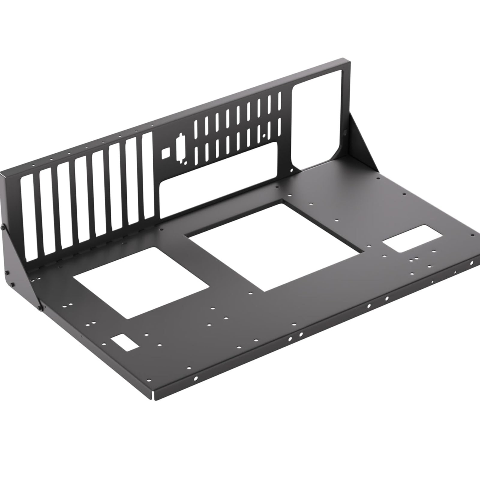 ATX Open Frame PC Test Bench Case for ATX Micro ATX ITX Black SPCC 0.8mm