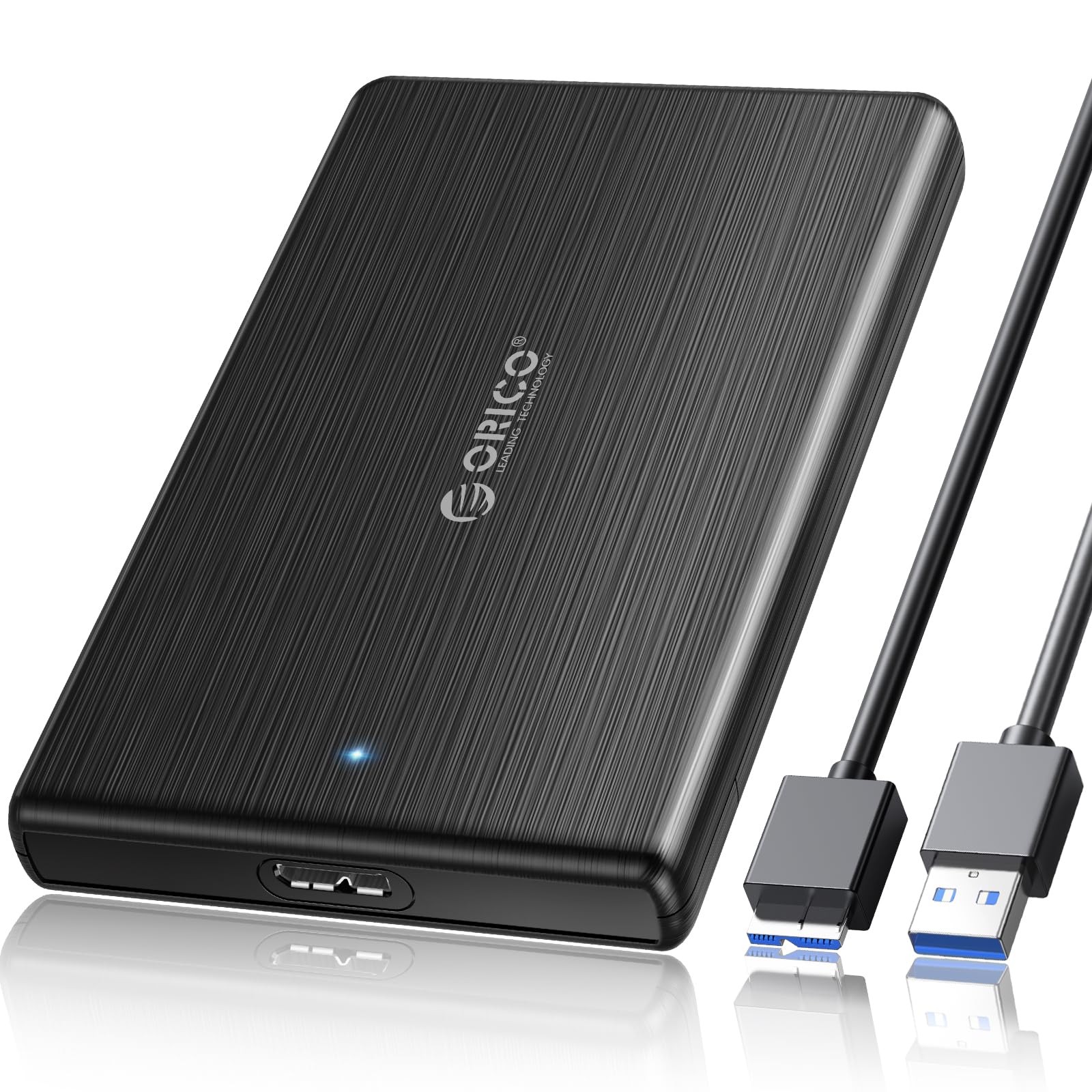 ORICO USB 3.0 to SATA III 2.5 External Hard Drive Enclosure for 2.5 Inch 7mm-9.5