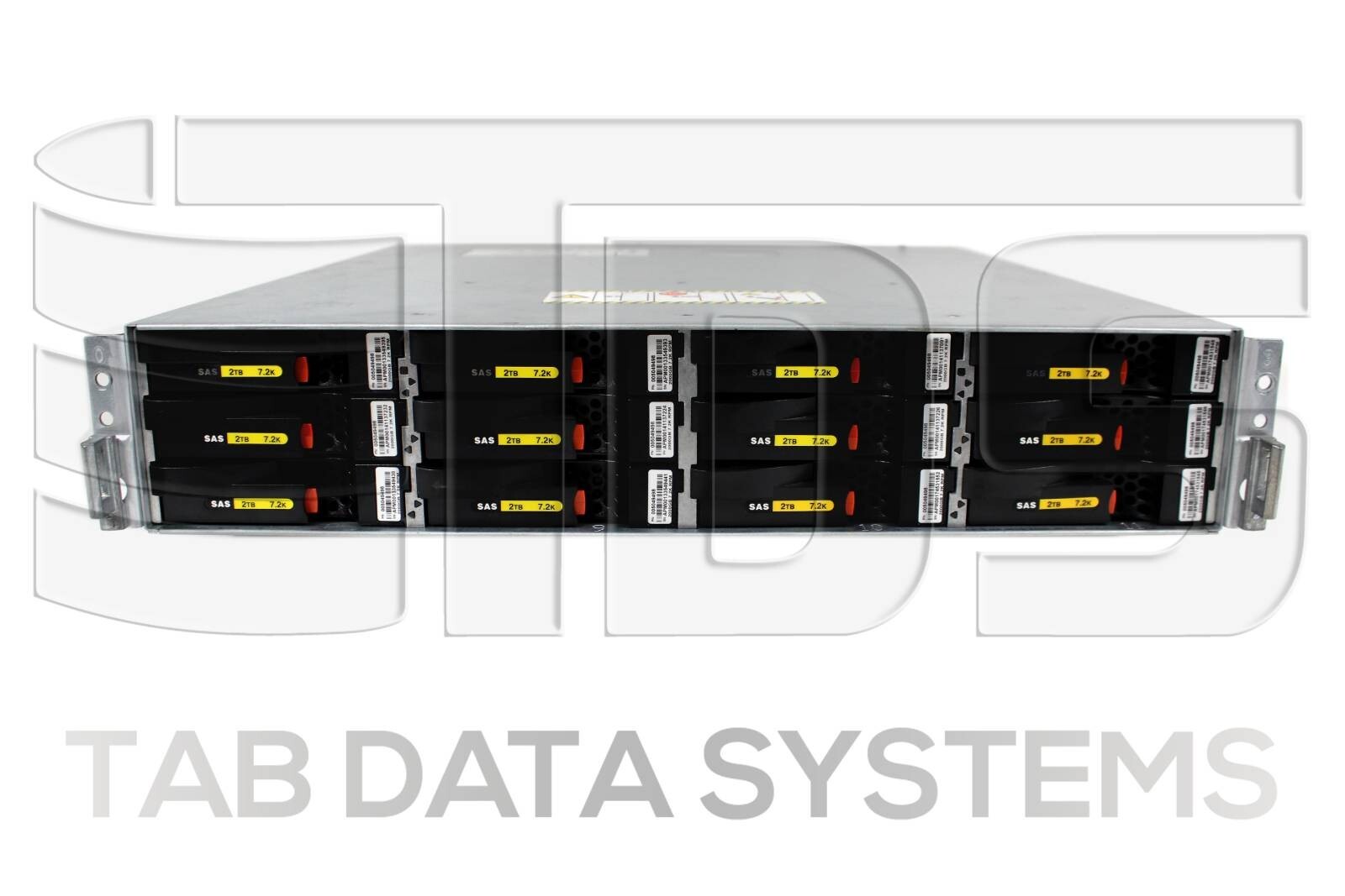 EMC V2-DAE-12 12-Bay DAE w/ 12x V2-PS07-020 2TB 7.2K 3.5" 6Gbps SAS HDD 