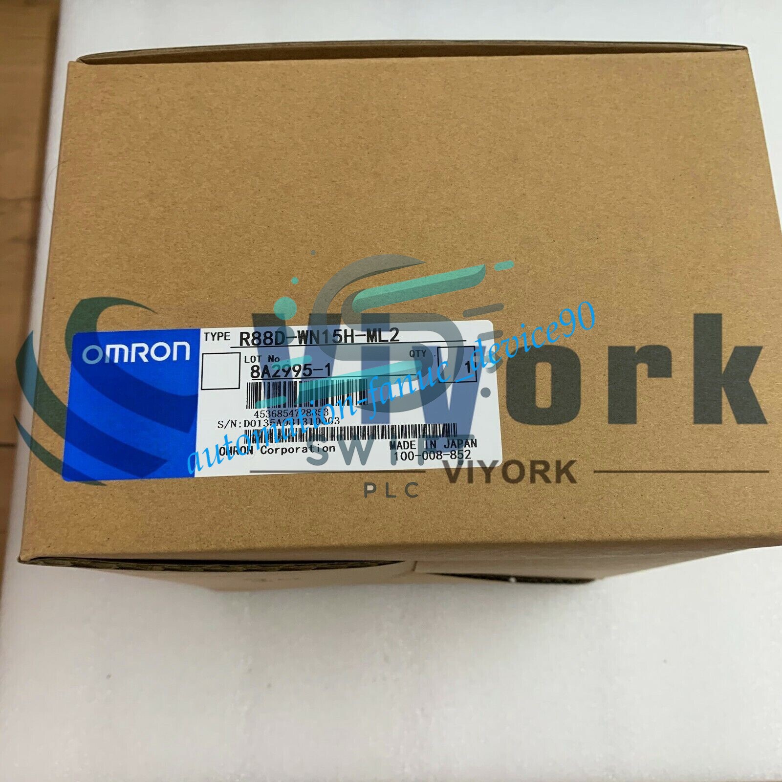 NEW 1PCS OMRON R88D-WN15H-ML2 SERVO DRIVE 200V 3PH 1.5KW ML2