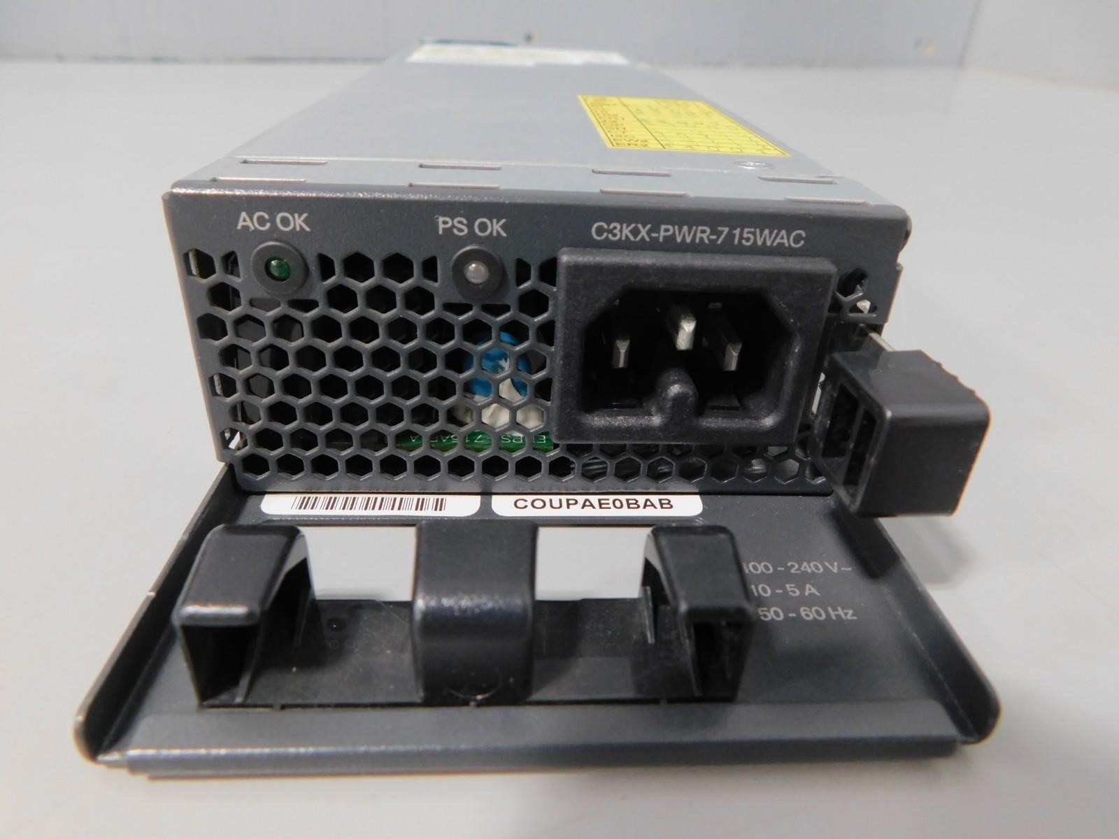 Cisco C3KX-PWR-715WAC V02 715W AC Power Supply 3650 3850 9300 PSU 341-0353-02