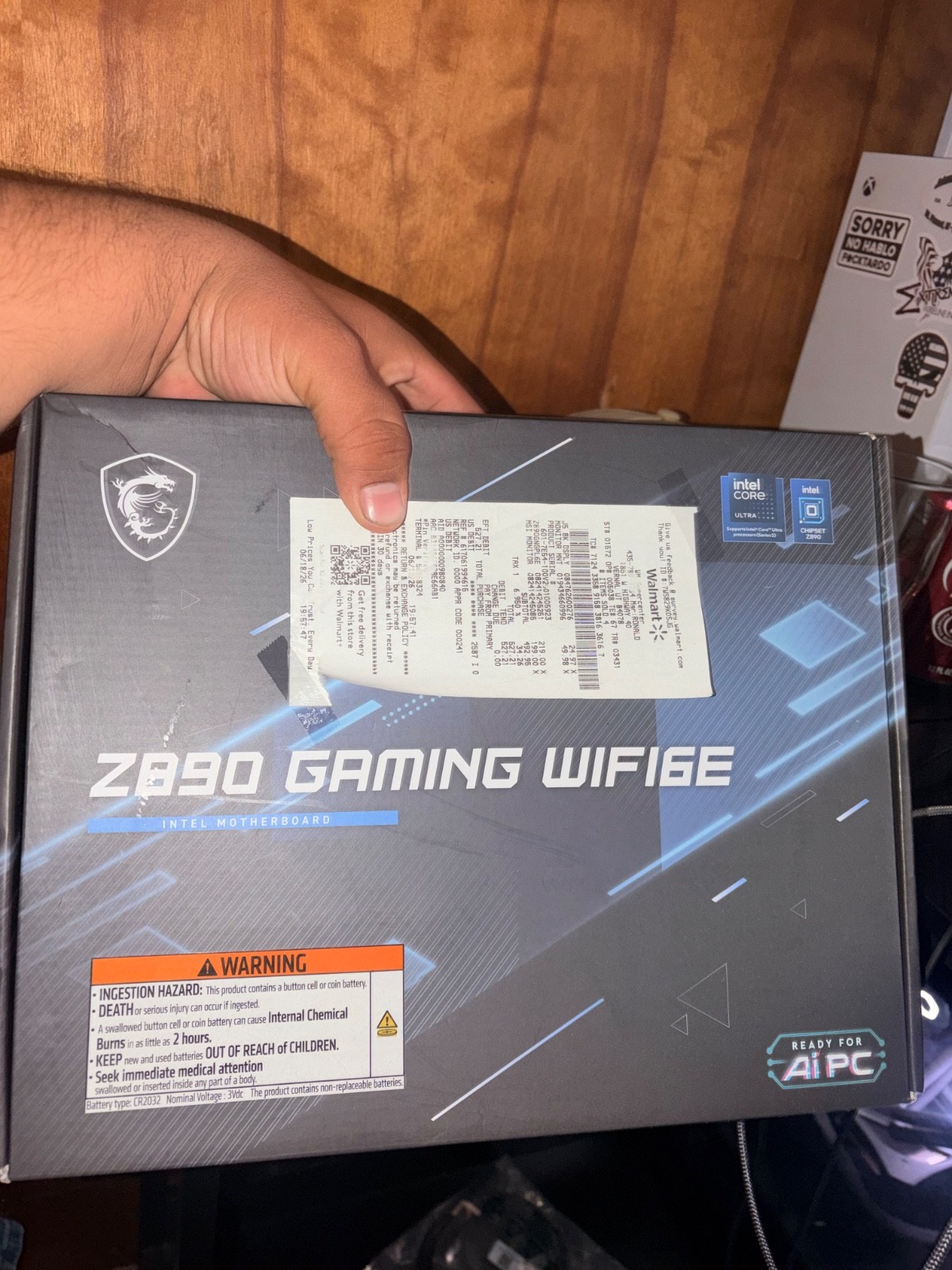 New MSi z890 LGA 1851 ATX Intel DDR5 Motherboard