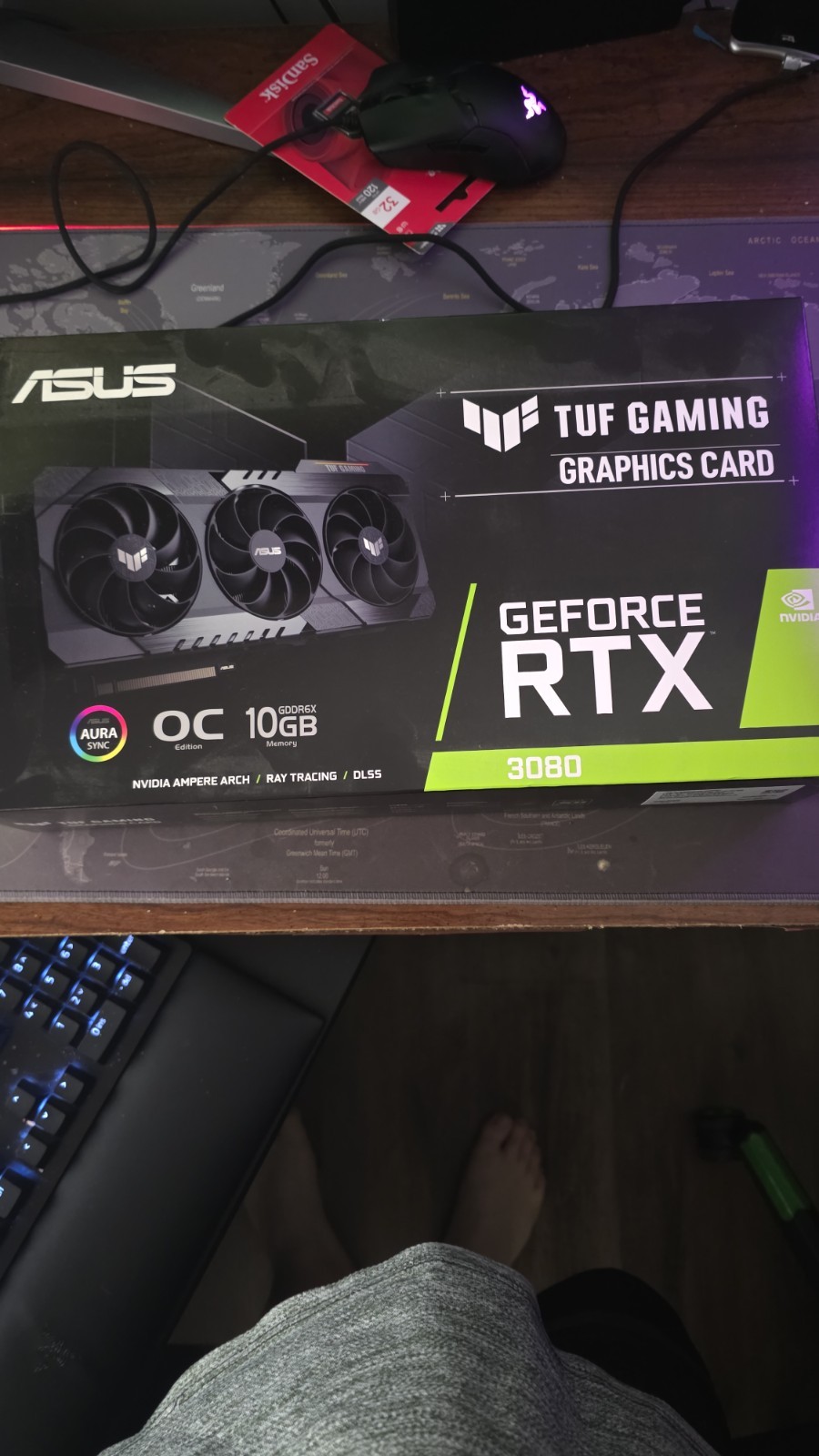 ASUS TUF Gaming NVIDIA GeForce RTX 3080 OC 10GB GDDR6X RGB DLSS