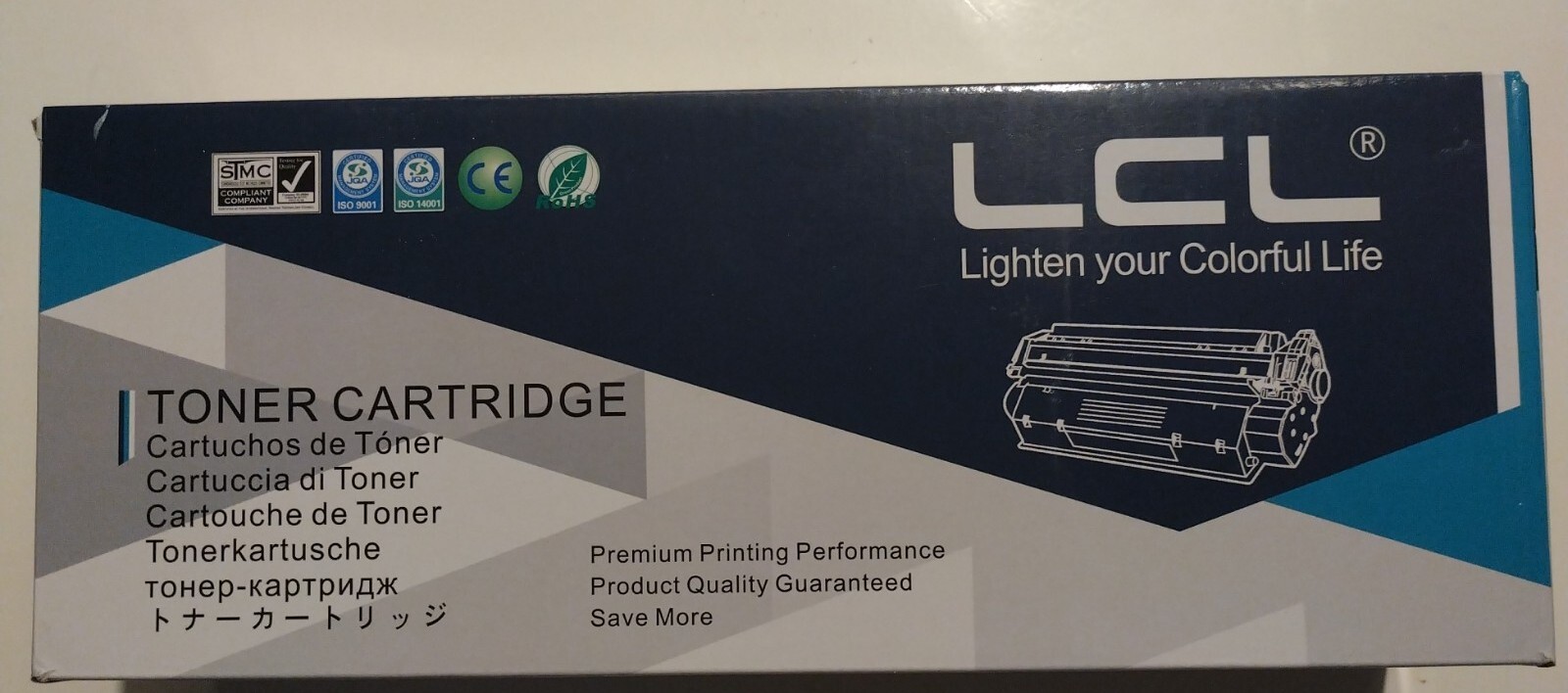 LCL Black Laser Printer Toner Cartridge without Chip