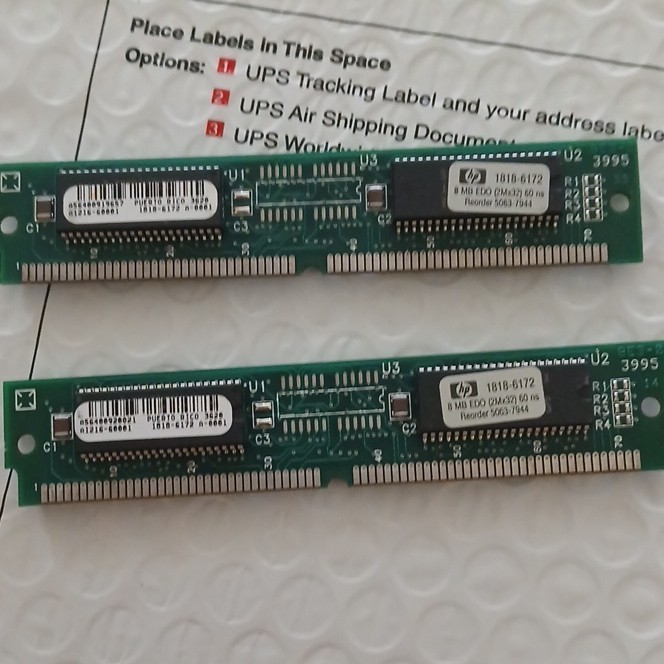 HP 16MB Kit (2x8MB) 168-Pin DIMM SDR SDRAM PC-133 Unbuffered 1818-6172