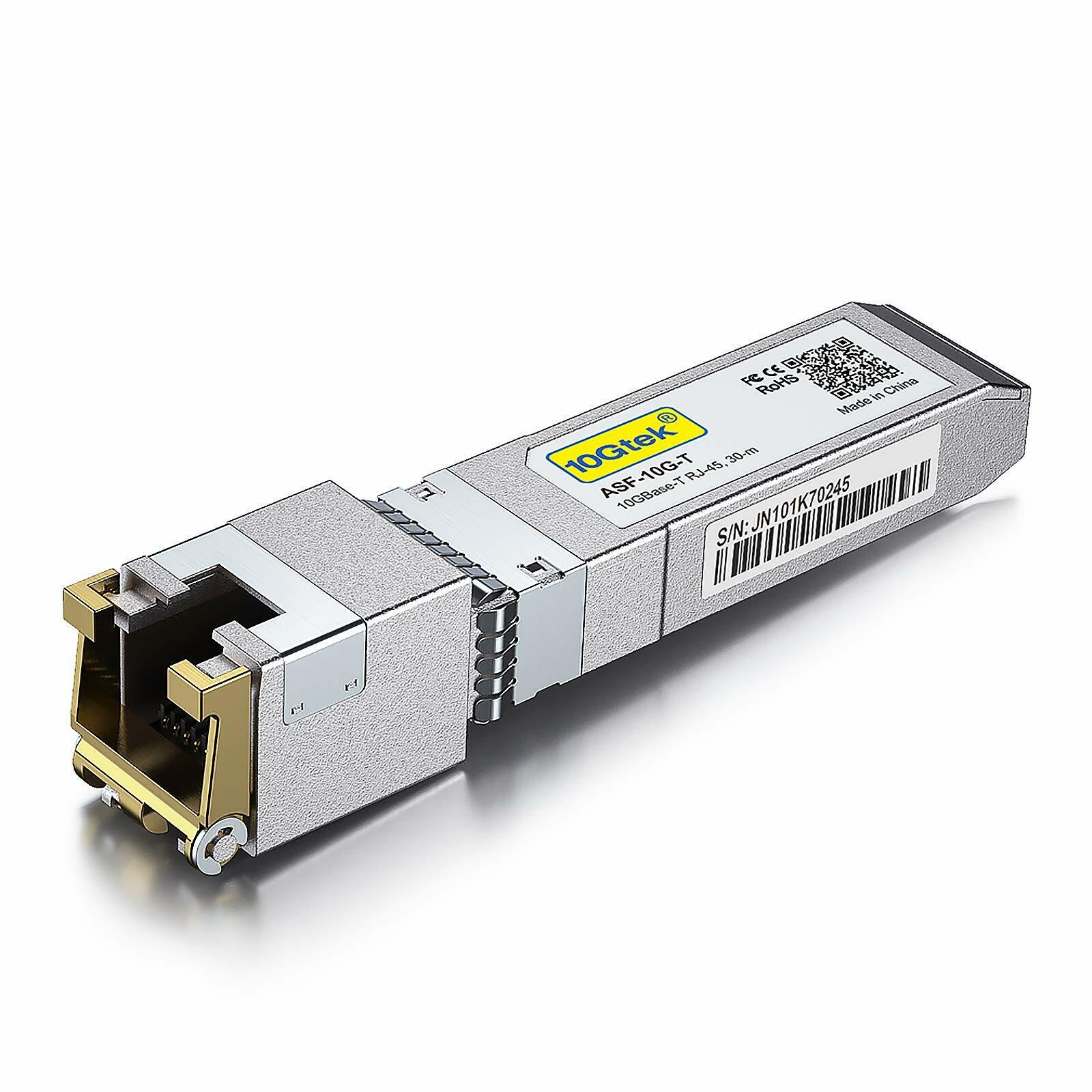 For Ubiquiti UF-RJ45-10G Transceiver 10G 10GBase-T SFP+ to RJ45 Copper 30 meters