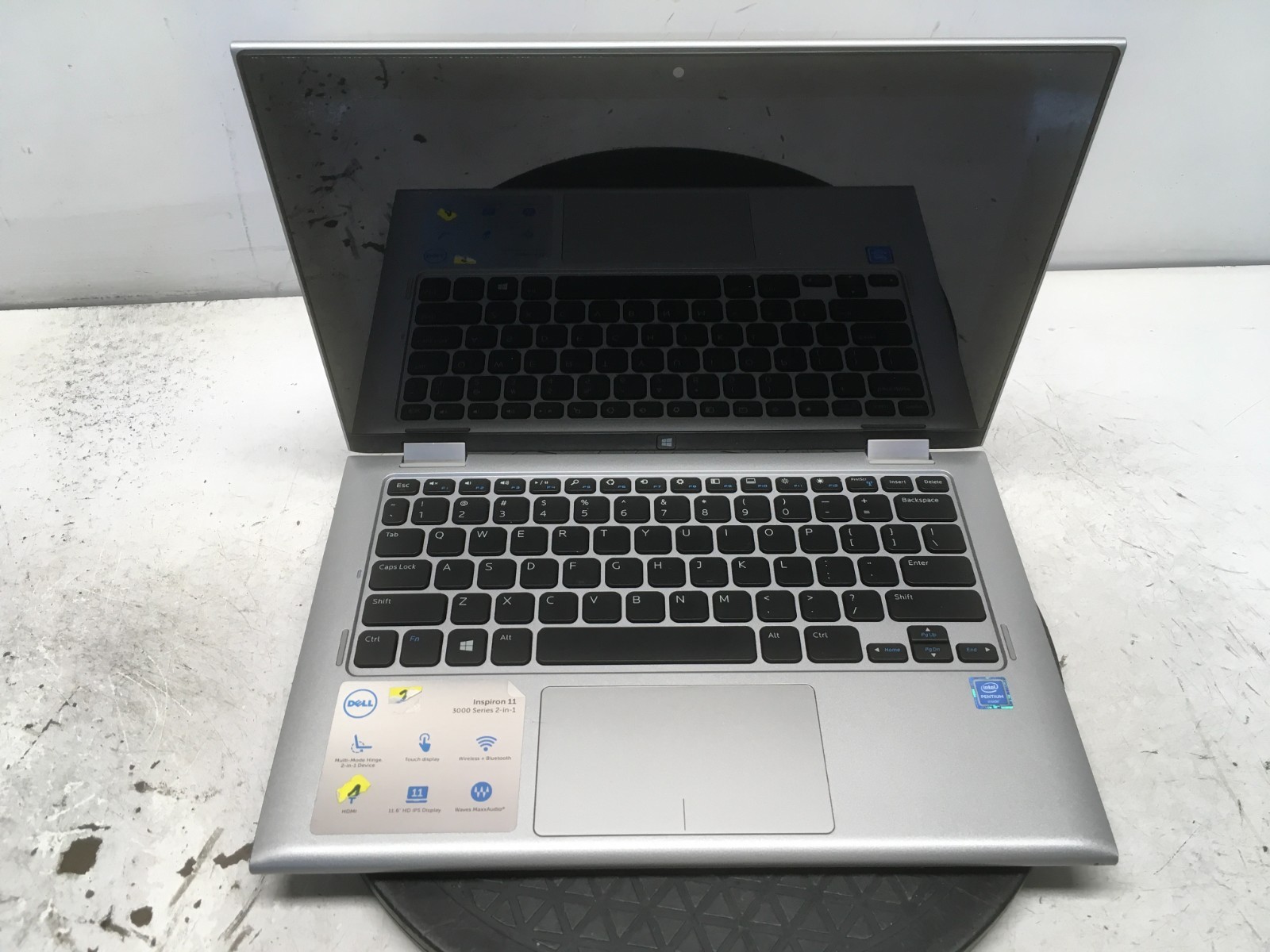 Dell Inspiron 11-3157 Intel Pentium N3700 1.6GHz 4 GB NO HDD No Batt