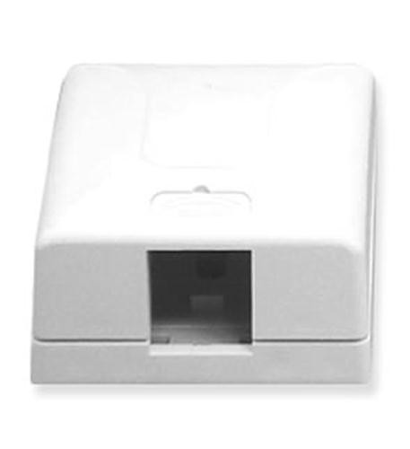 ICC ICC-IC108SB1WH SURFACE MOUNT BOX- ELITE- 1-PORT- WHITE
