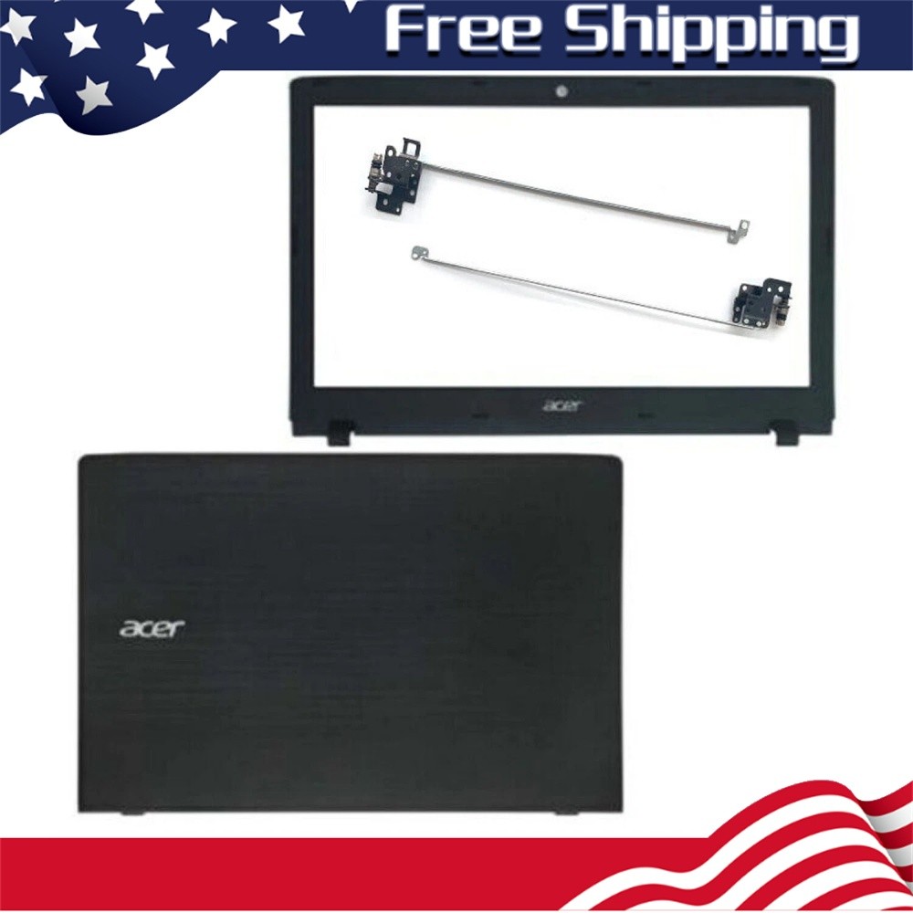 New Top Back Cover Lid Bezel Hinges For Acer E5-523 E5-553 E5-575 E5-576 E5-576G