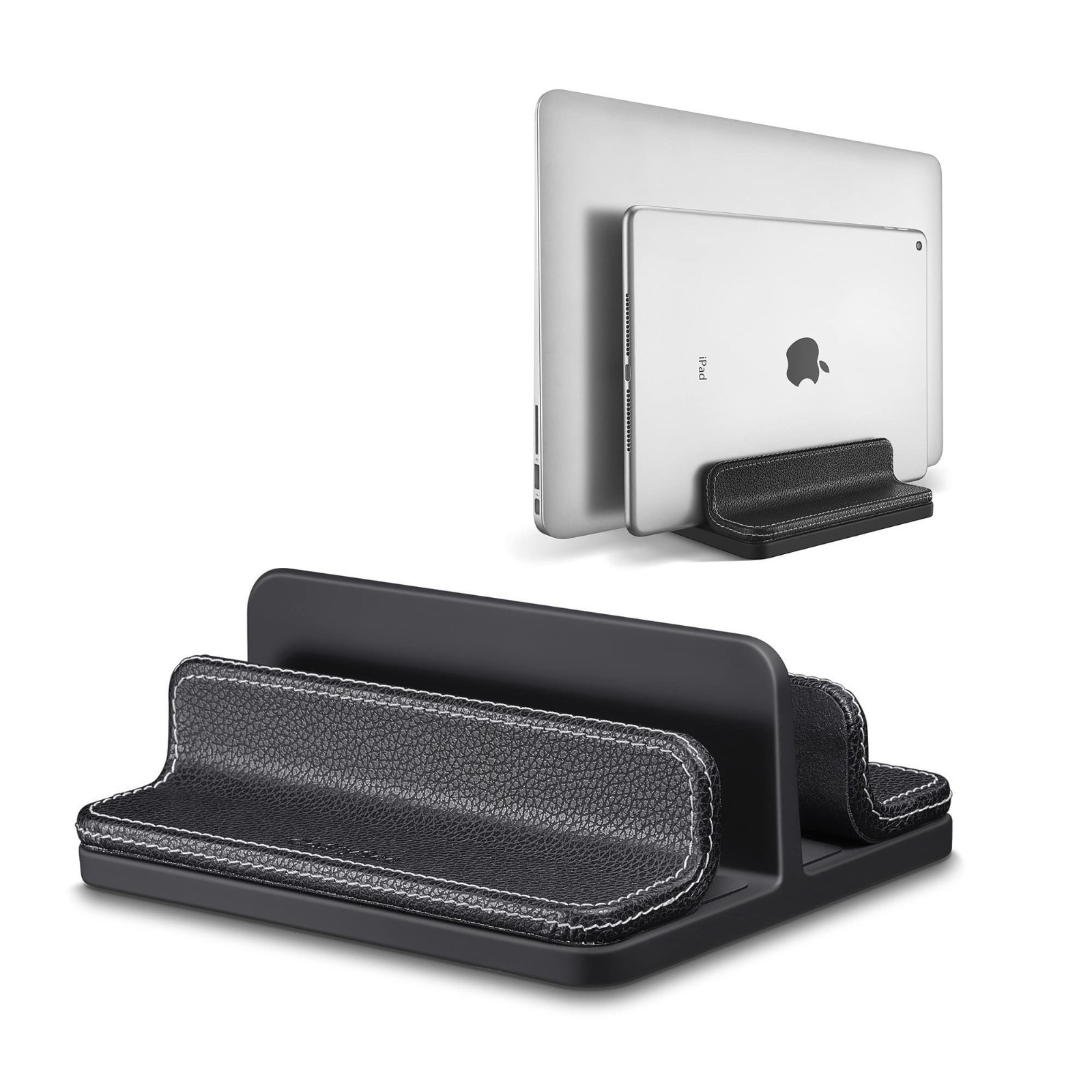 CoStySee Vertical Gravity Laptop Stand/Riser, Black, Non-Slip, Universal NEW