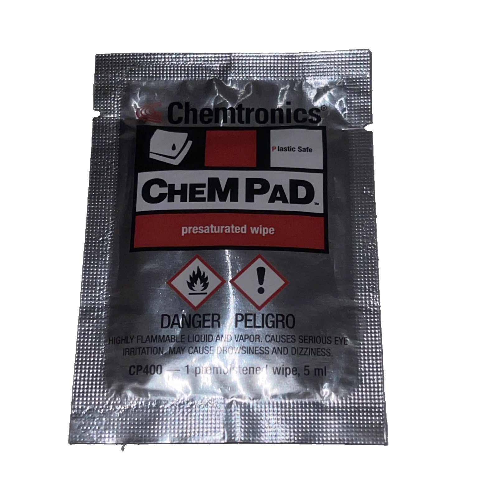 NEW Qty 10 Chemtronics Chem Pad Chempad Presaturated Wipes CP400