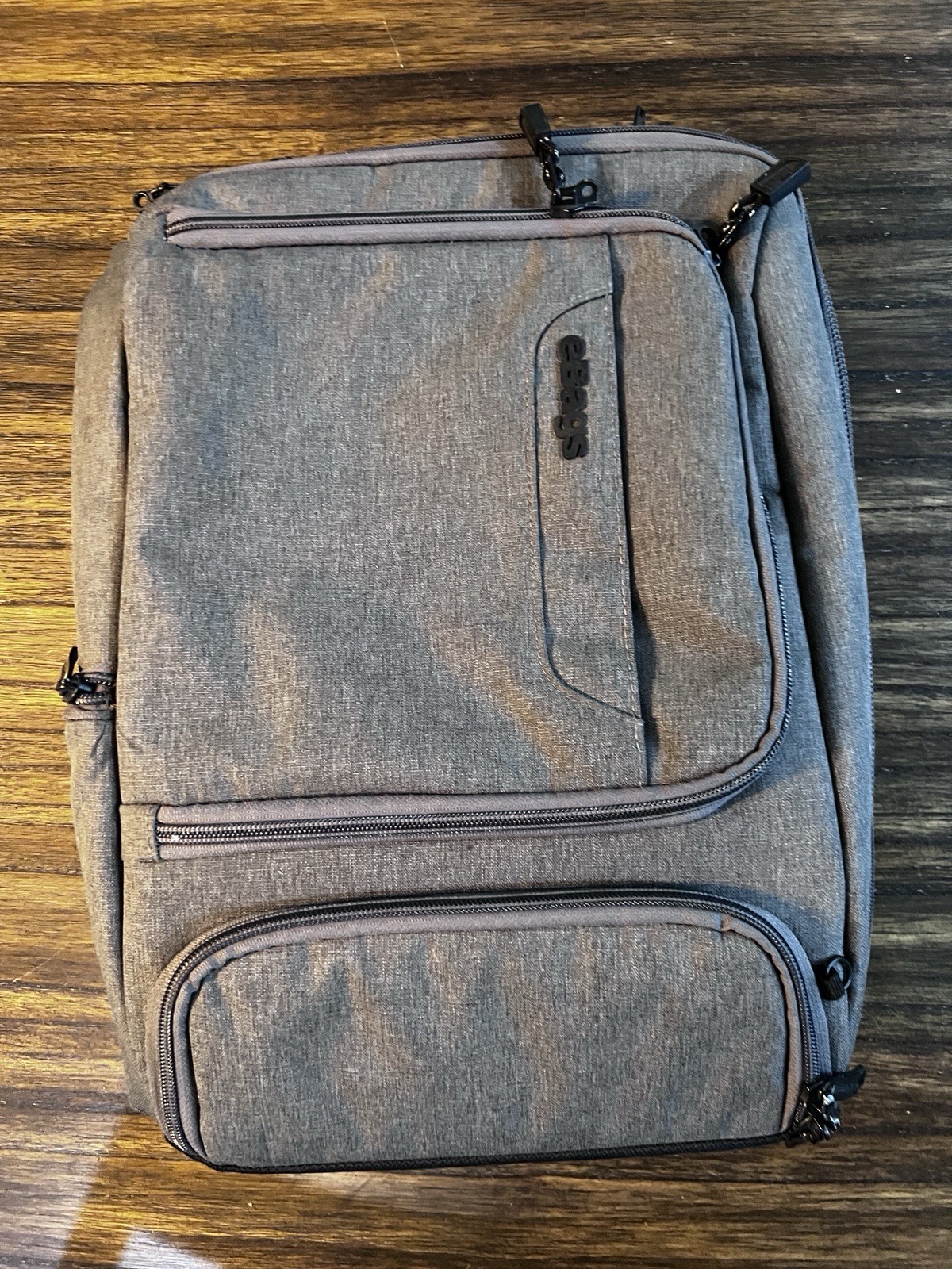 eBags Professional Slim Junior Jr Laptop Bag Backpack Gray Business Travel