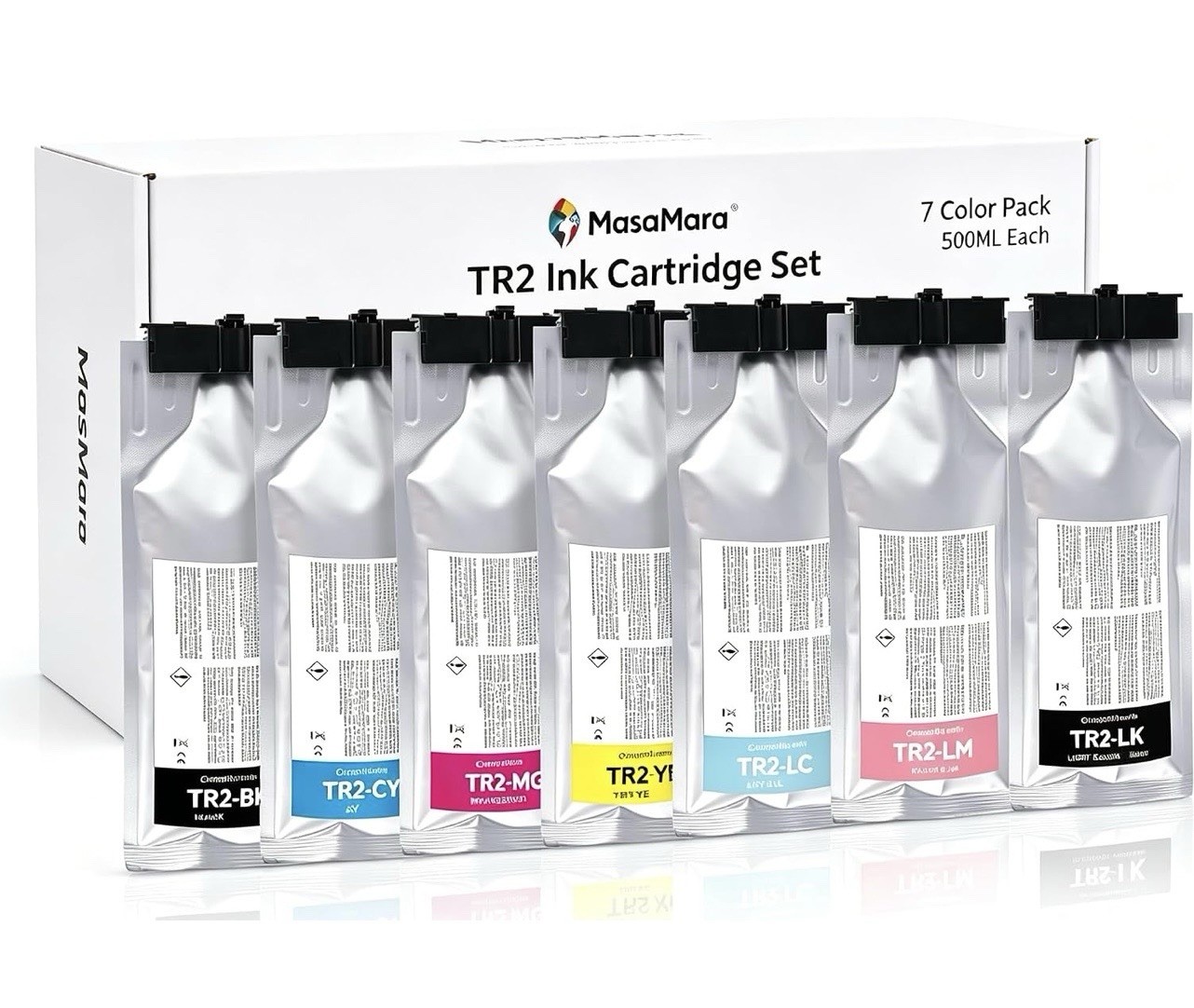 TR2 7 Pack Ink Compatible for TrueVIS SG300 SG540 SG2 VG540 VG640 500mL