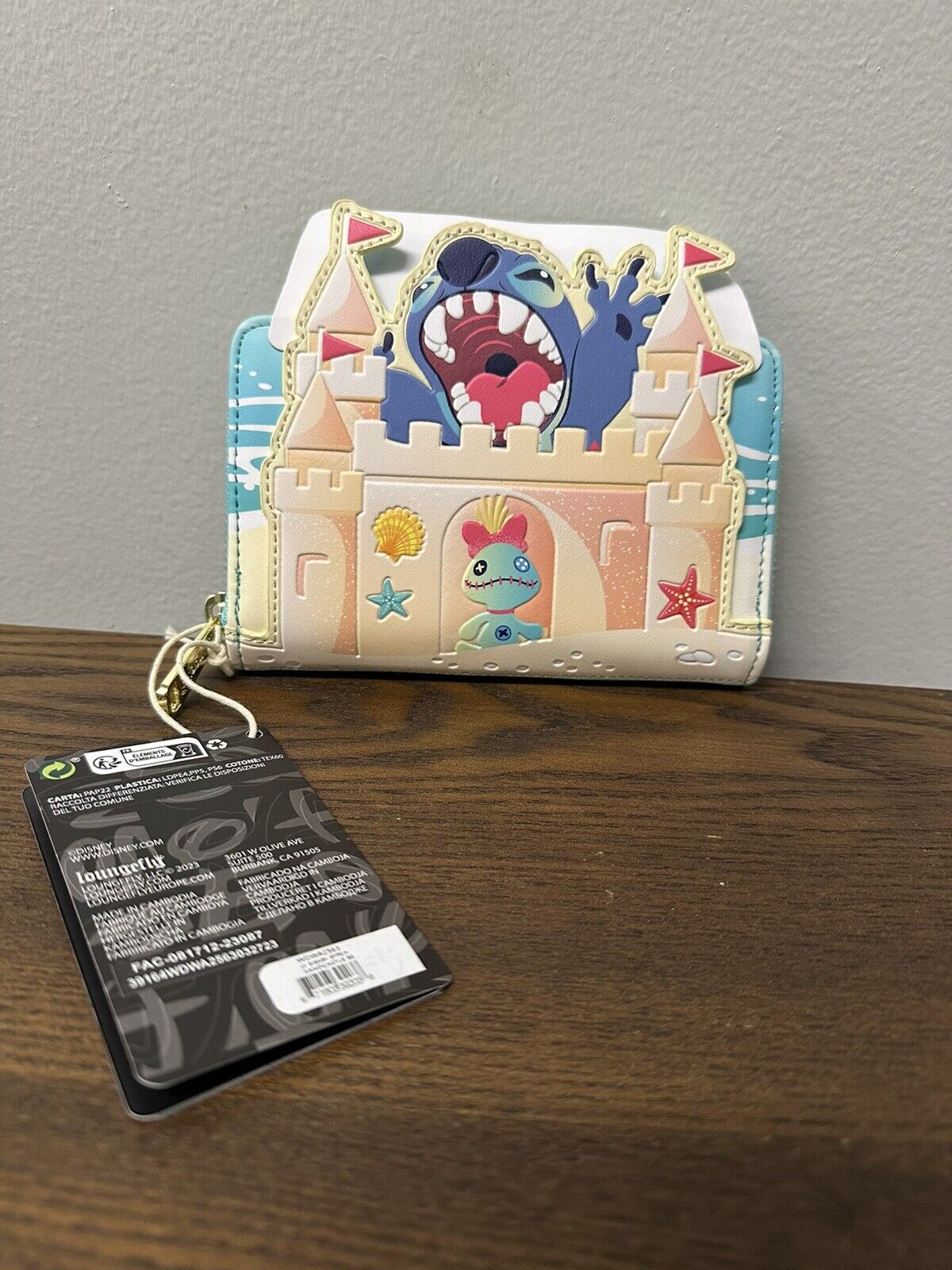 2024 Disney Parks Loungefly Lilo & Stitch Wallet New with Tags