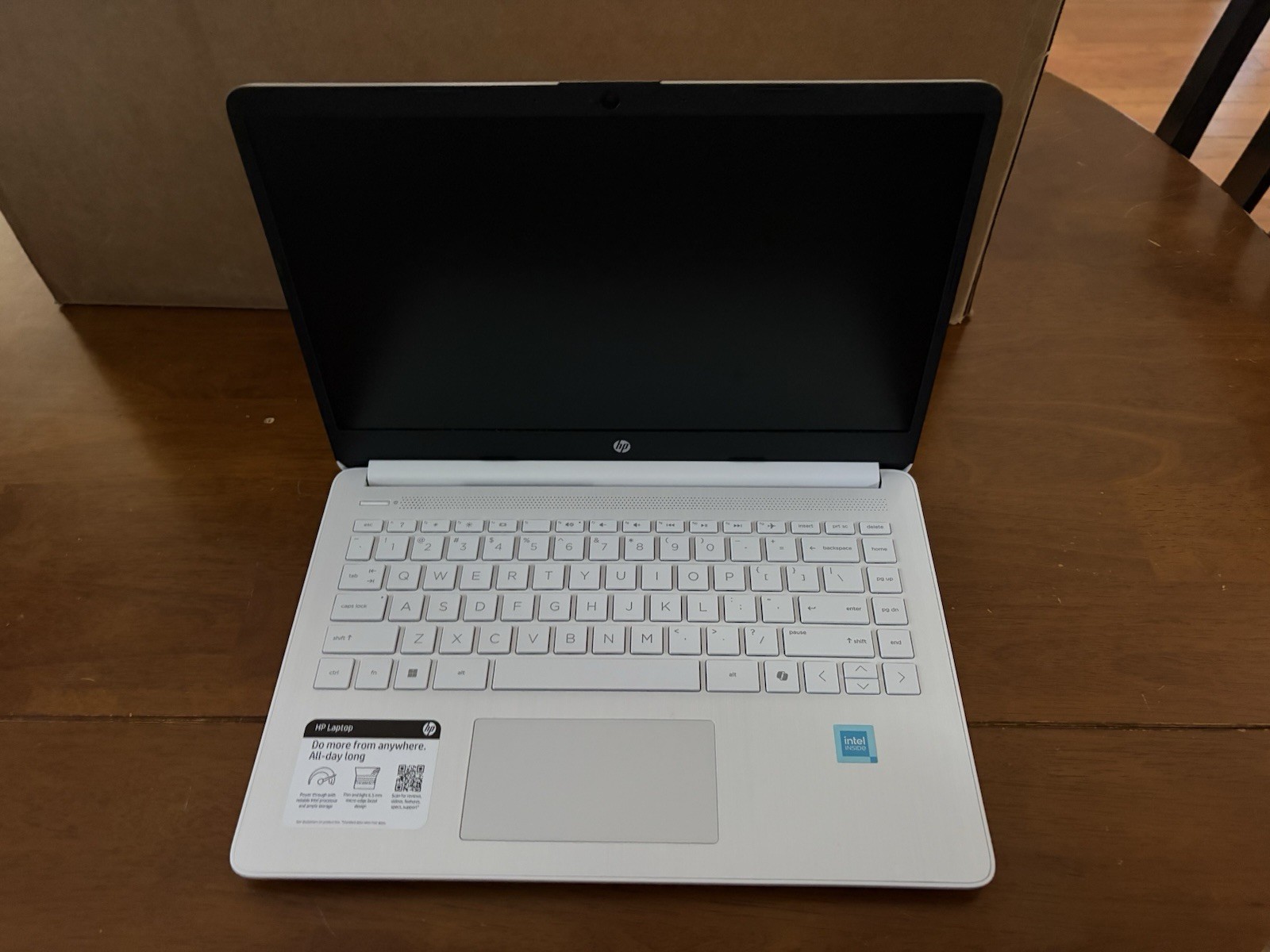 HP 12.5" Silver Notebook Laptop Intel Inside HDMI for Casual Computing