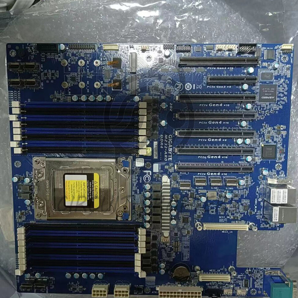 1PCS USED Gigabyte mz32-ar0 motherboard Rev 1.0 for AMD epyc 7002 series cpu