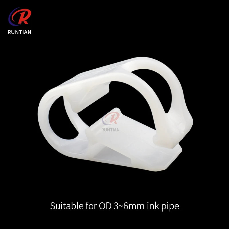 10pcs Ink tube clamps 4x3 4x2.5 6x4mm plastic clamp  ink tube hose pipe connecto