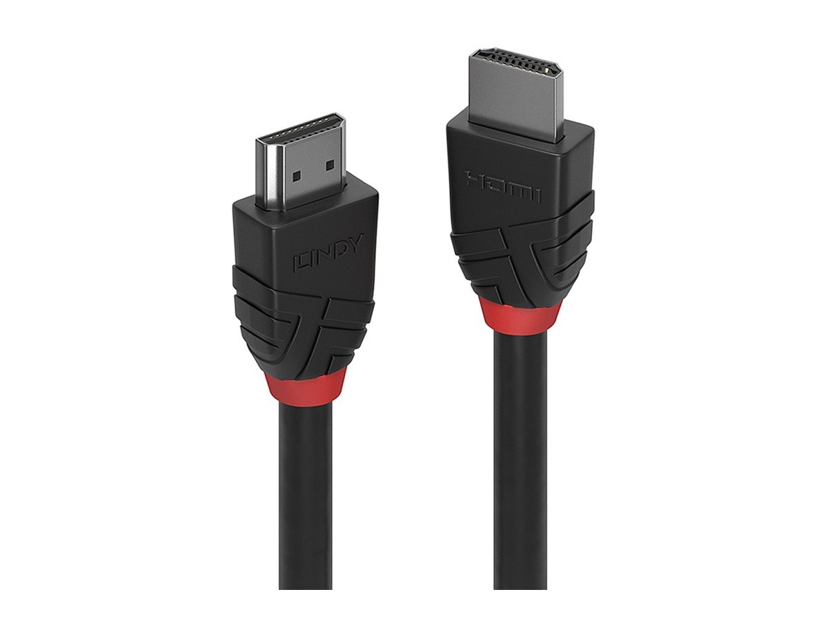 Lindy High Speed HDMI Cable Black Line Digital/Display/Video Cable 2m 36472