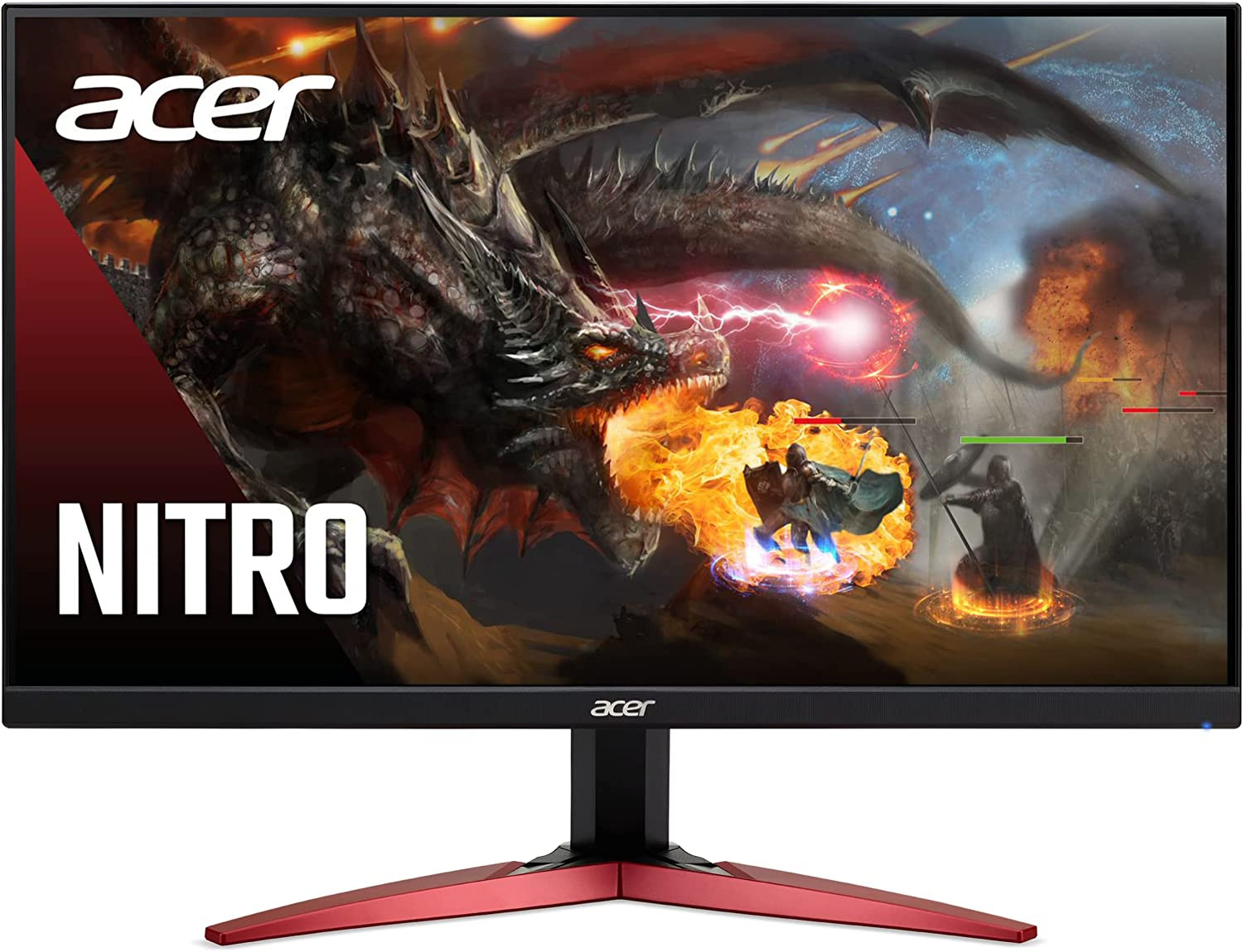 Acer Nitro 23.8In FHD 1920X1080 180Hz Gaming Monitor KG241Y Sbiip
