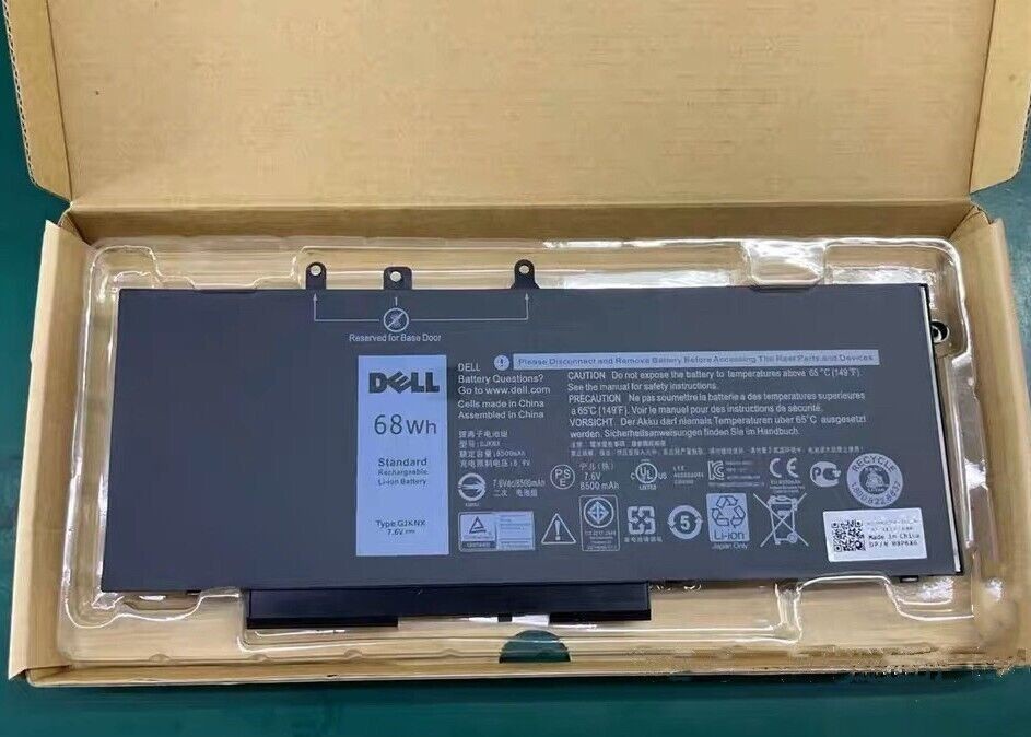 OEM Genuine 68WH GJKNX Battery For Dell Latitude 5480 Precision 3530 GD1JP 5YHR4