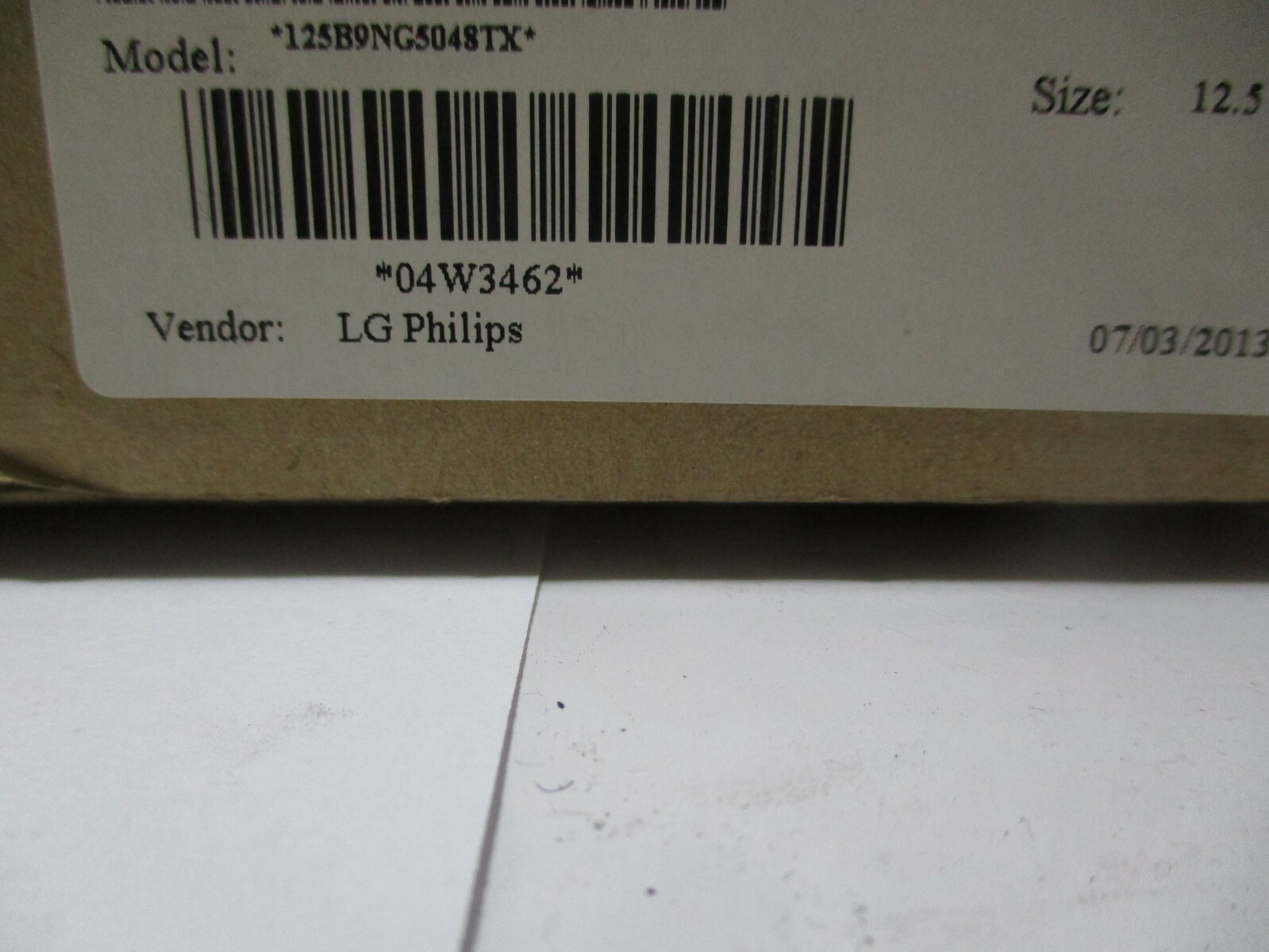 Lenovo 04W3462 93P5675 93P5674 X220 12.5" WXGA HD (1366 x 768) LED Laptop Screen