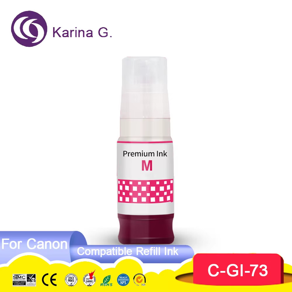 GI73 GI 73 GI-73 Premium Compatible Color Bulk Water Based Bottle Refill Ink For