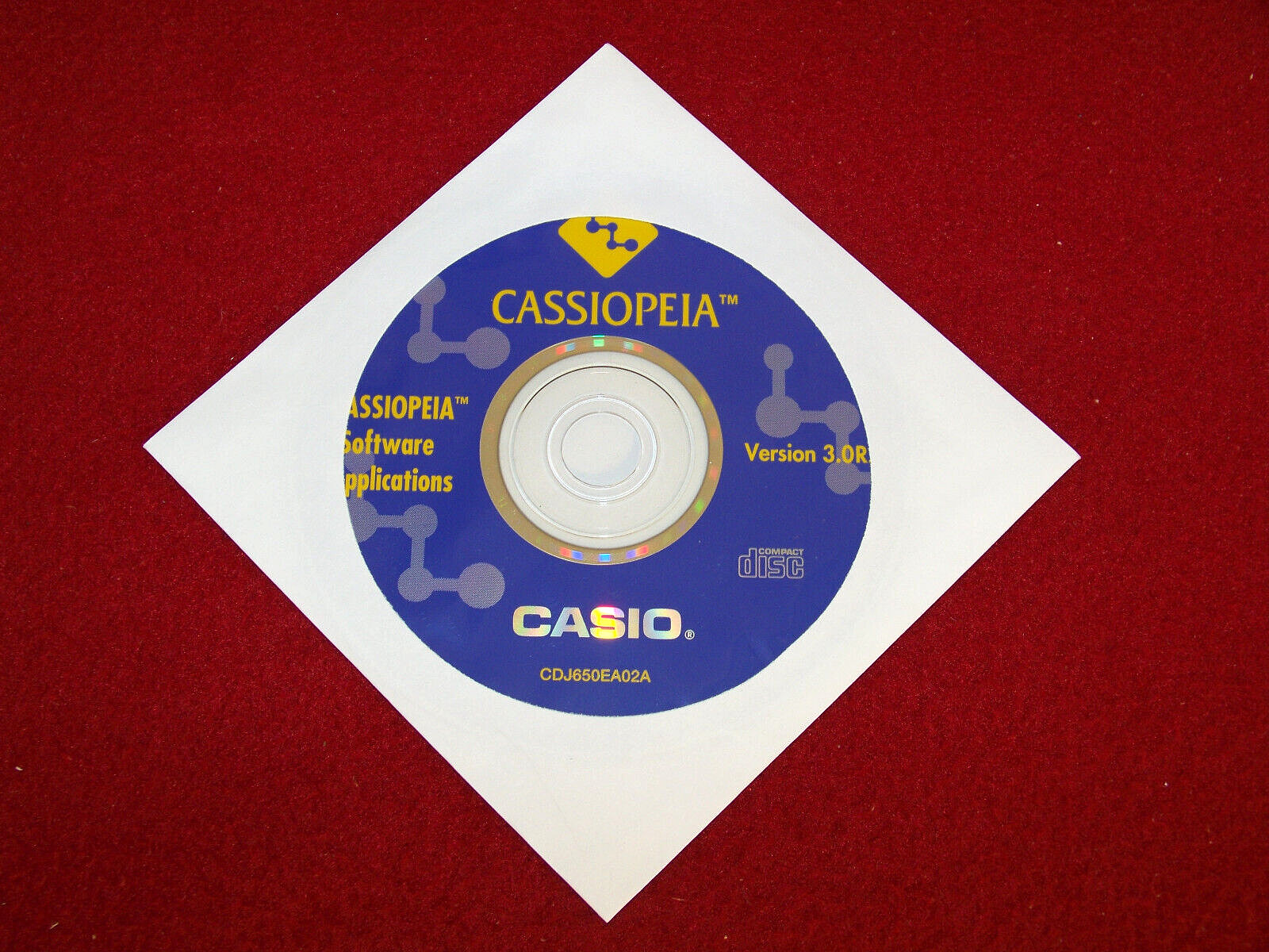 Casio Cassiopeia Software Applications Pocket Manager CD-ROM Windows BE-300 PDA