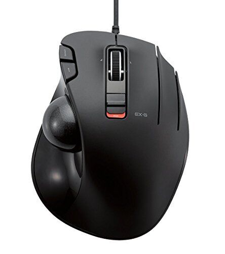 Brand New ELECOM mouse trackball wired 6 button black M-XT3URBK