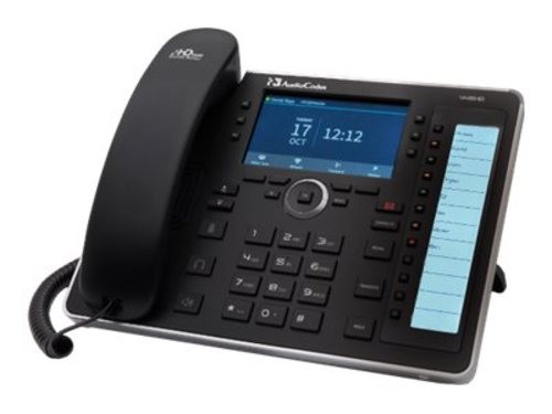 VoIP Phone AudioCodes UC445HDEG VOIP Phone POE - 4.3 Inch Color Multi-Lingual