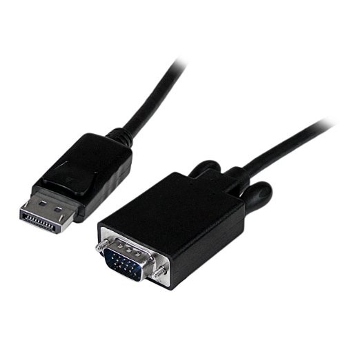 Startech IT DP2VGAMM10B 10ft DP to VGA Adapter Cable Black