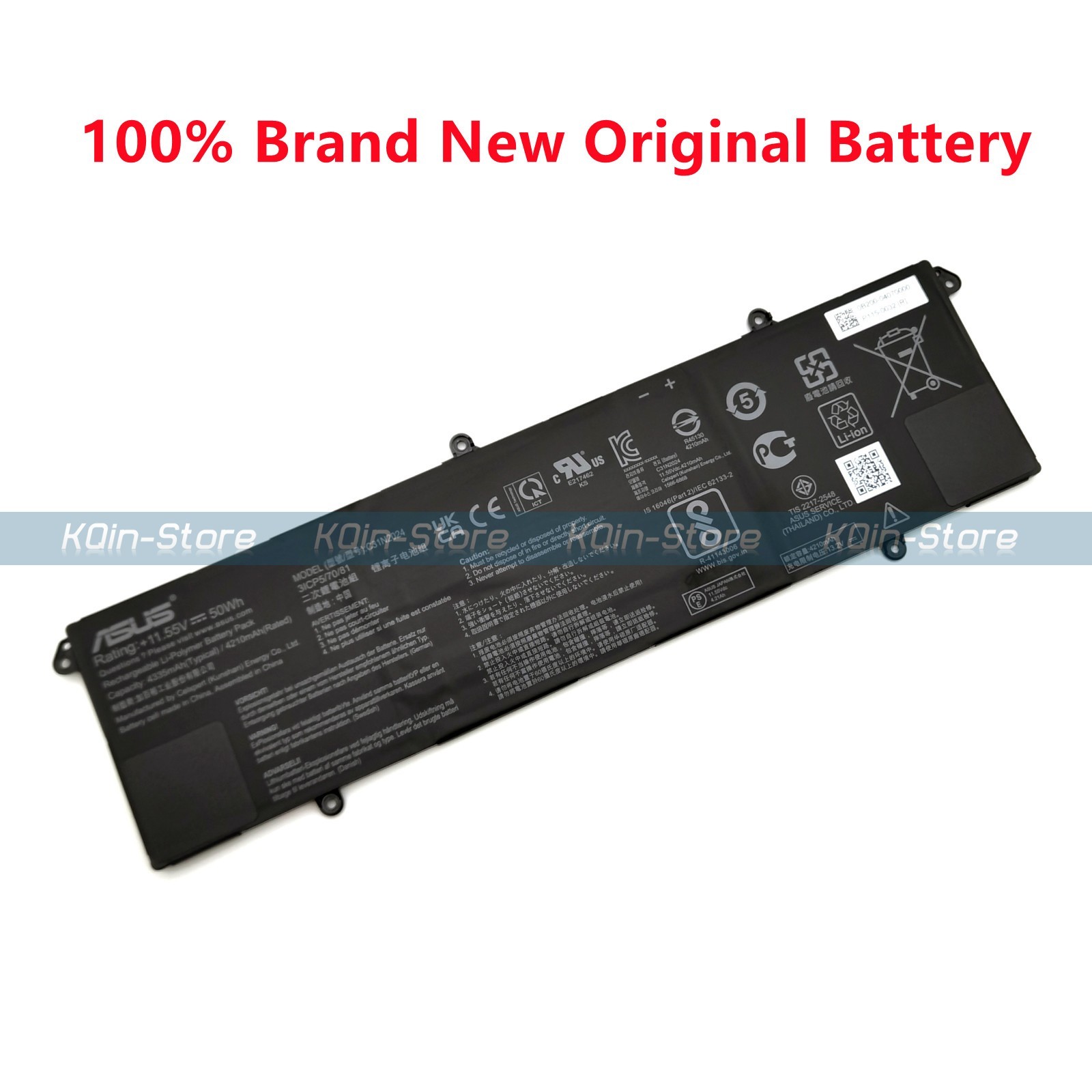 New Genuine C31N2024 Battery for Asus K6502HC K3605VC TN3604YA TP3604VA E1504GA