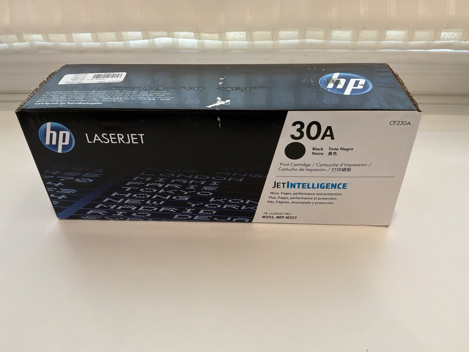 HP 30A Black Original LaserJet Toner Cartridge (CF230A)