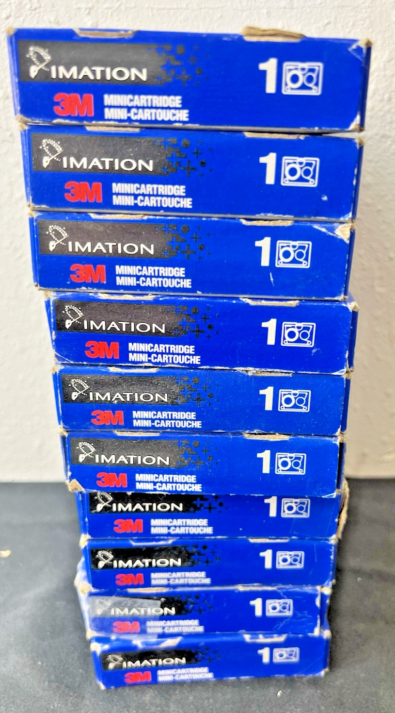Lot Of 10 - Imation 3M DC2120Xl Ximat New Sealed 170 MB