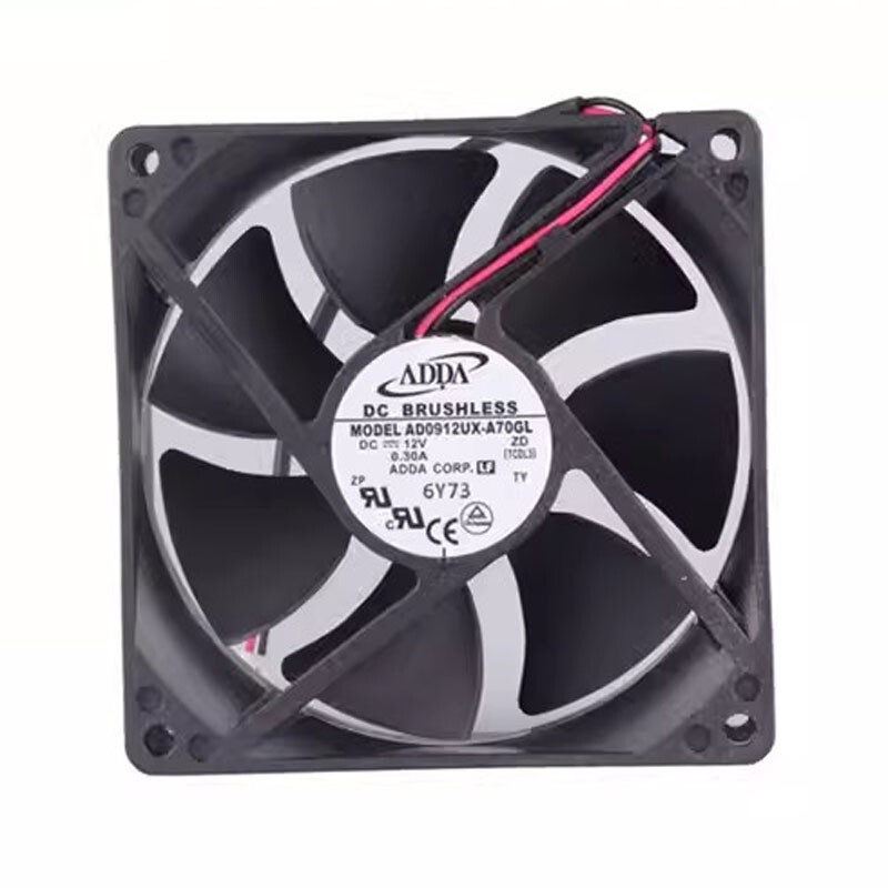 ADDA AD0912US-A70GL 9025 DC12V 0.30A 2-Wire Cooling Fan