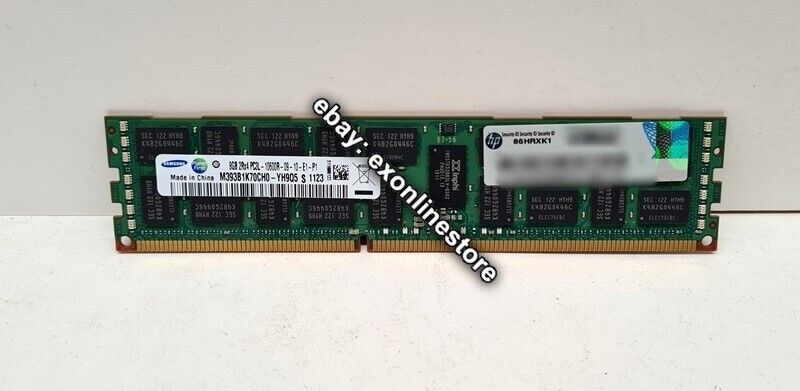 604502-B21 - HPE 8GB (1 x 8GB) Dual Rank x4 PC3L-10600 (DDR3-1333)  606427-001