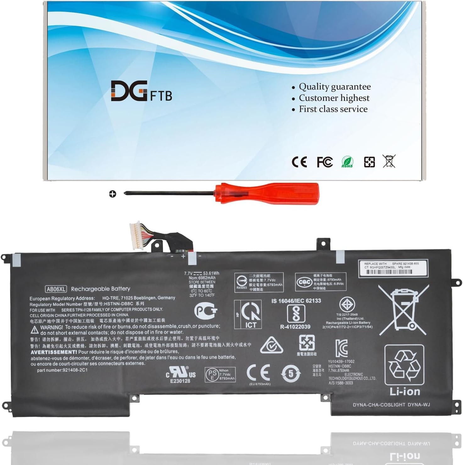 AB06XL Laptop Battery for HP Envy 13 2017 13 AD019TU 2EX75PA 2EX78PA 2EX80PA