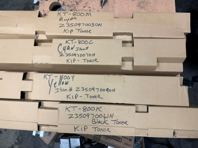 KIP Type N Toner Set of 1 Each KT-800K KT-800M KT-800C KT-800Y Open Boxes sb