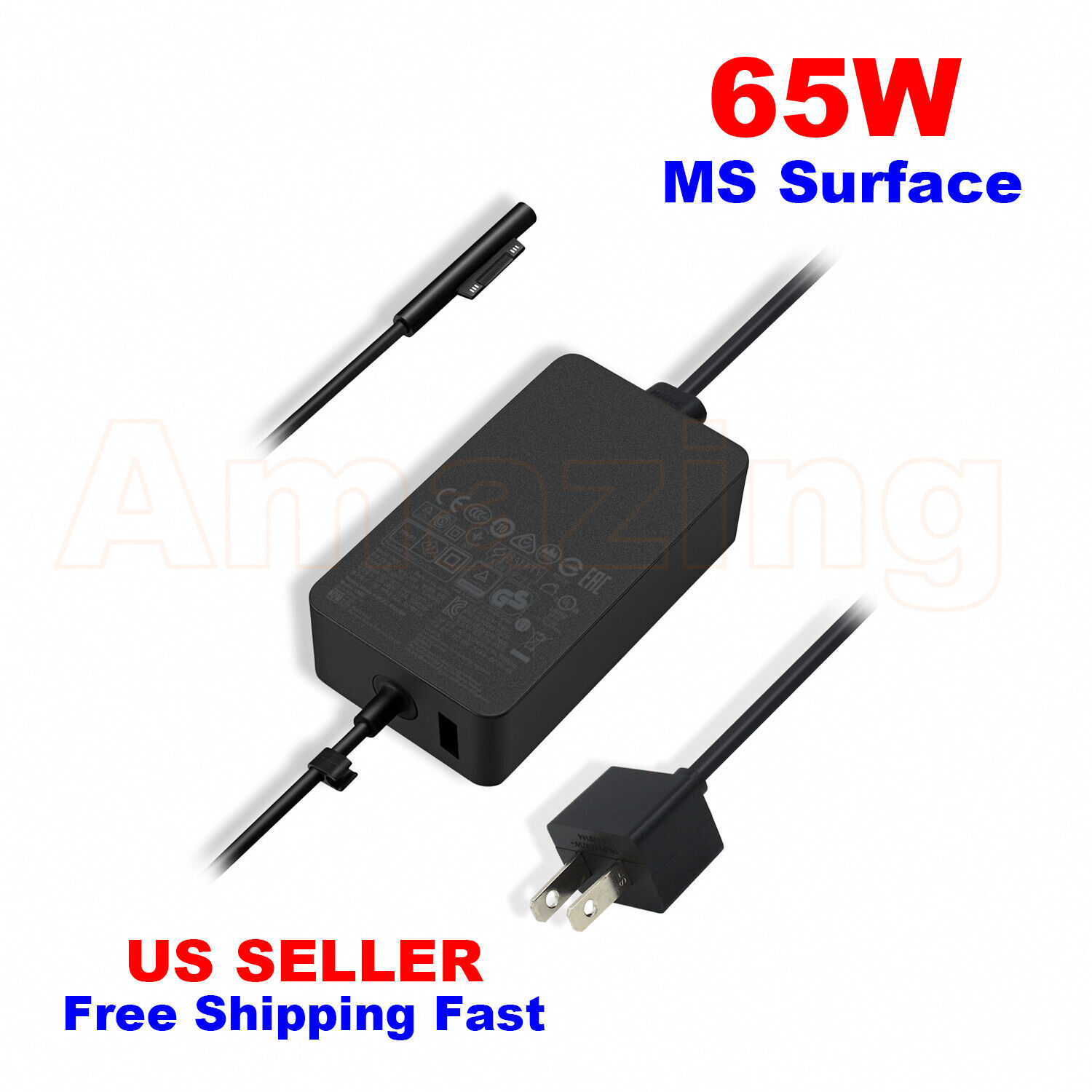 NEW Surface 127W 102W 65W 44W 36W 24W Pro Book Laptop Go Power Supply Cord OEM