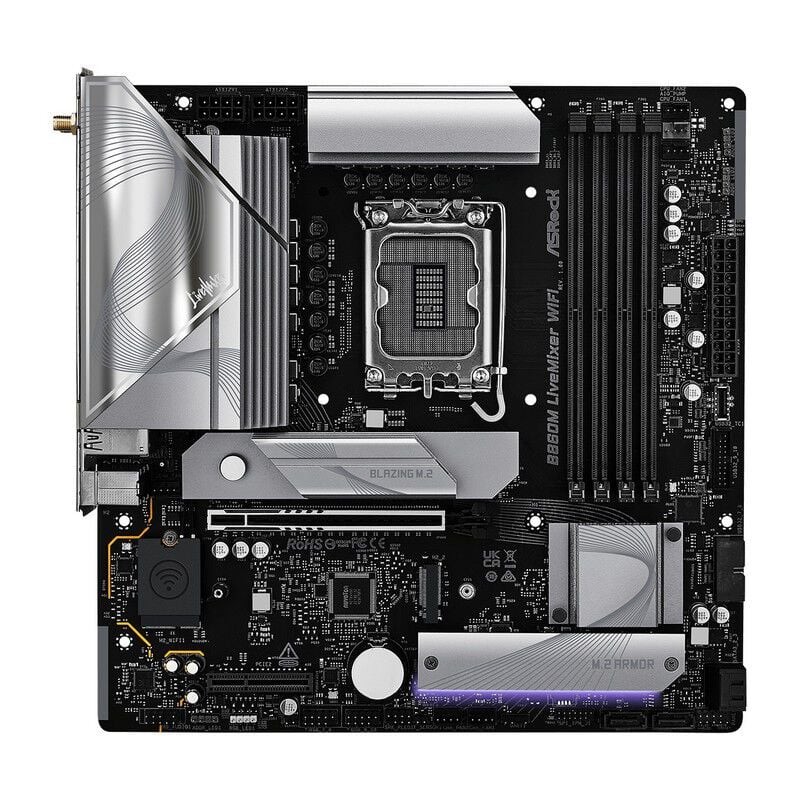 ASRock B860M LiveMixer WiFi Motherboard micro ATX LGA1851